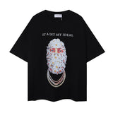 Cross-border foreign trade wholesale stranger things ins star pearl masked man mask couple loose short