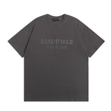 Fog season 8 essentials flocked print couple's relaxed fit crew neck short sleeve t-shirt