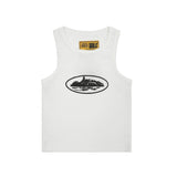 Wholesale crteiz basic devil's island printing sweatshirt american high street casual vest without