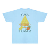 Casablanca T Shirts Fashion Print Street