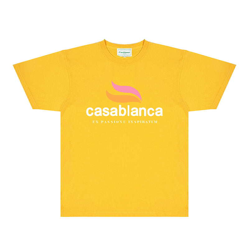 Casablanca T Shirts Fashion Print Street