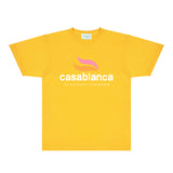 Casablanca T Shirts Fashion Print Street