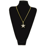 Jewelry Rhinestone Pentagram Pendant Necklace St. Valentine's Royalty