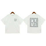 American rhu co-branded marlboro f formula traffic jam coconut tree sunset logo short-sleeved couple t