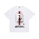 Japanese japanese ape journey bring in wealth and treasure cat short sleeve t youth street campus fashion youth