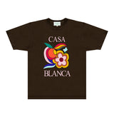 Casablanca T Shirts Fashion Print Street