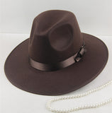 Walter White Fedora Xu Wenqiang Jackson Top Hat Men and Women British Wool Felt Hats Old Man