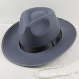 Walter White Fedora Xu Wenqiang Jackson Top Hat Men and Women British Wool Felt Hats Old Man