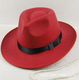 Walter White Fedora Xu Wenqiang Jackson Top Hat Men and Women British Wool Felt Hats Old Man