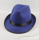 Walter White Fedora Xu Wenqiang Jackson Top Hat Men and Women British Wool Felt Hats Old Man