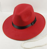 Walter White Fedora Xu Wenqiang Jackson Top Hat Men and Women British Wool Felt Hats Old Man