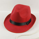 Walter White Fedora Xu Wenqiang Jackson Top Hat Men and Women British Wool Felt Hats Old Man
