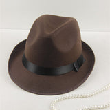 Walter White Fedora Xu Wenqiang Jackson Top Hat Men and Women British Wool Felt Hats Old Man