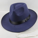 Walter White Fedora Xu Wenqiang Jackson Top Hat Men and Women British Wool Felt Hats Old Man