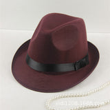 Walter White Fedora Xu Wenqiang Jackson Top Hat Men and Women British Wool Felt Hats Old Man