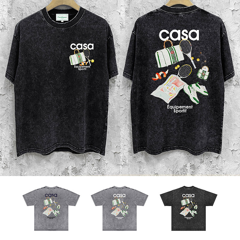 Casablanca Distressed T-Shirt