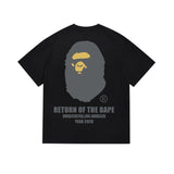 Japanese japanese ape journey bring in wealth and treasure cat short sleeve t youth street campus fashion youth