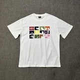 Wholesale foreign trade corteiz devil's island letter logo print short sleeve fog high street couple oversized t-shirt