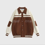 Unisex Baseball Jersey Spring and Autumn Lapel Baseball Jacket Jacket