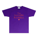 Casablanca T Shirts Fashion Print Street