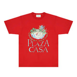 Casablanca T Shirts Fashion Print Street