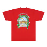 Casablanca T Shirts Fashion Print Street