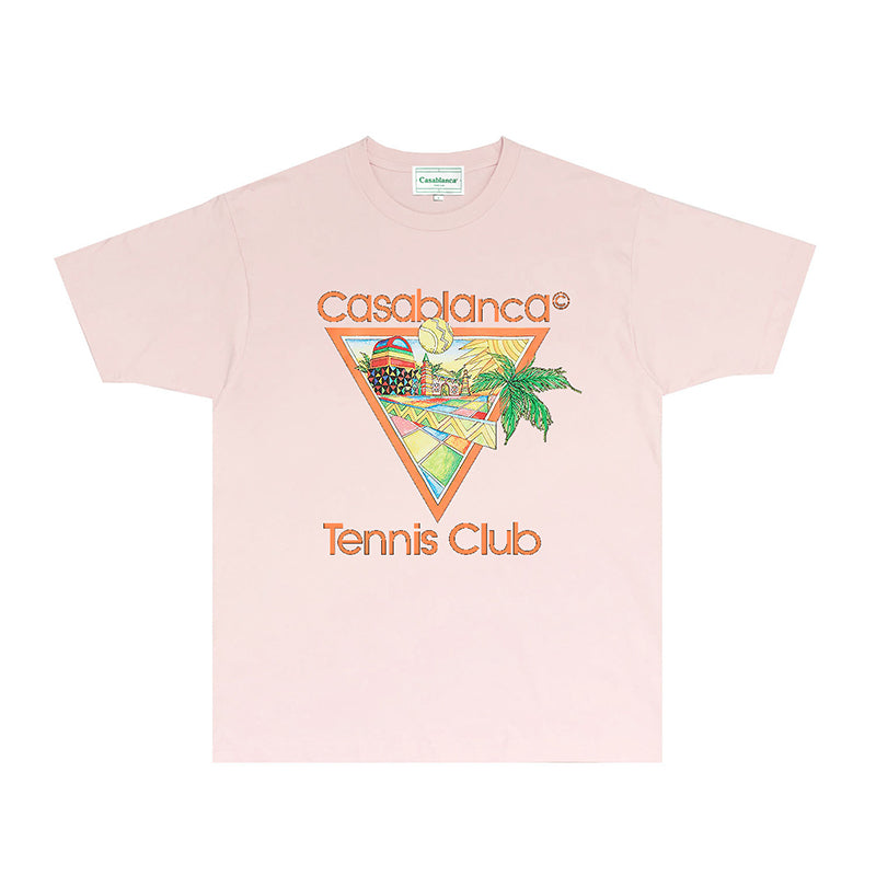 Casablanca T Shirts Fashion Print Street