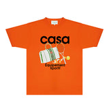 Casablanca T Shirts Fashion Print Street