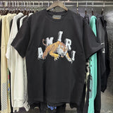 Wholesale amri little angel crane peace bird digital gradient letter logo couple's short set