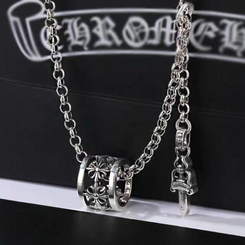 Chrome Heart Necklace Collarbone Chain Personality