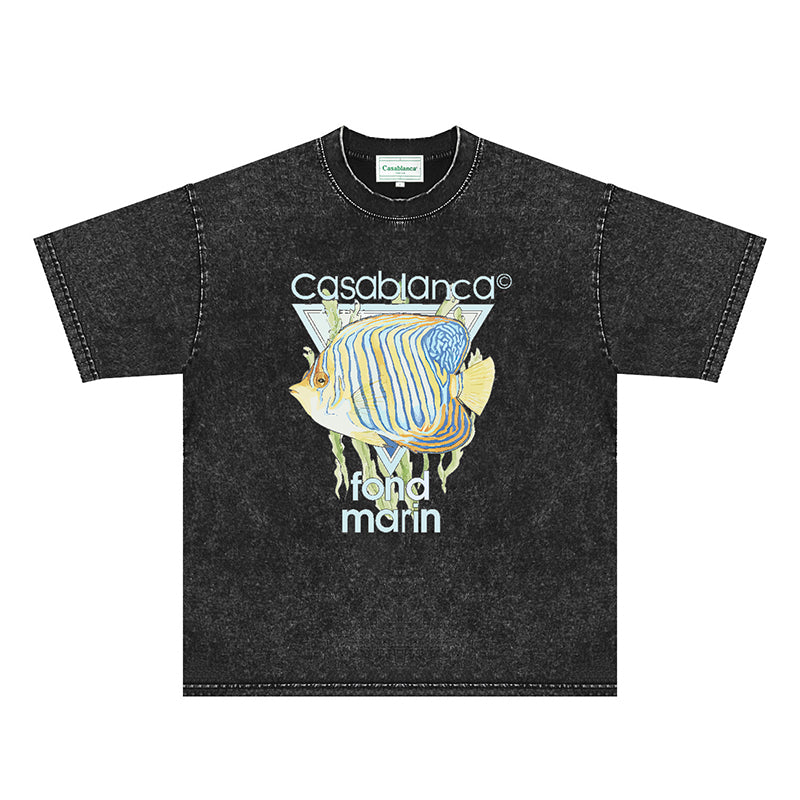 Casablanca Distressed T-Shirt