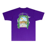 Casablanca T Shirts Fashion Print Street