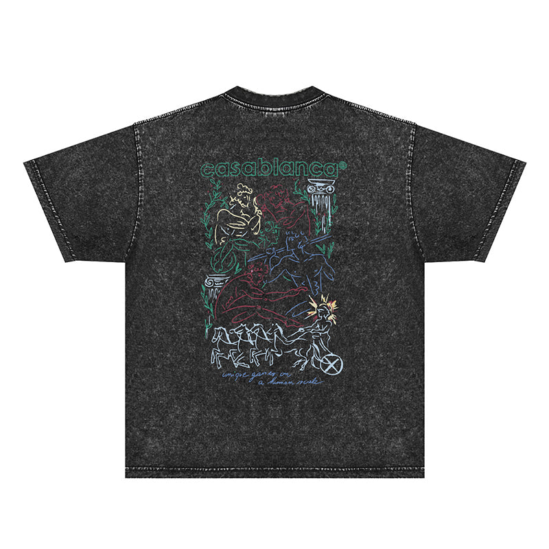 Casablanca Distressed T-Shirt