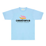 Casablanca T Shirts Fashion Print Street
