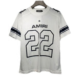 Amri short-sleeve t-shirt, numbered jersey, soccer uniform, mesh athletic casual shorts