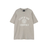 Fog season 8 essentials flocked print couple's relaxed fit crew neck short sleeve t-shirt
