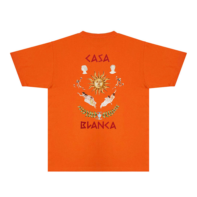 Casablanca T Shirts Fashion Print Street