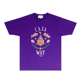 Casablanca T Shirts Fashion Print Street