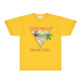 Casablanca T Shirts Fashion Print Street