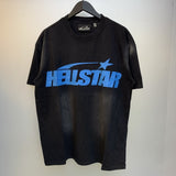 H-star series] fog high street retro women's head washed and distressed couple t-shirt shorts sweatshirt pants