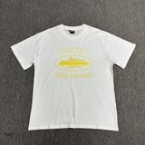 Wholesale foreign trade alcatraz basic series short-sleeve corteiz phantom letter logo print t-shirt