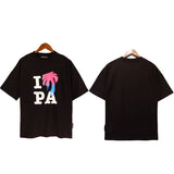 pa severed bear palm coconut tree flame shark couple outfit loose