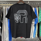 Rhude T Shirts Egyptian Pharaoh Print Cotton Casual Short Sleeves Men and Women