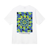 Three-label short-sleeve summer men's relaxed fit high-quality t-shirt