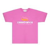 Casablanca T Shirts Fashion Print Street