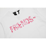 Vlone T Shirt Spring Summer Red Lip Pattern Short Sleeve