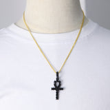 Jewelry Diamond Ancient Egyptian Anhe Key Pendant Crosses Egypt Pieces Ankh