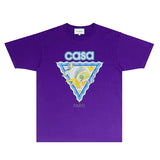 Casablanca T Shirts Fashion Print Street