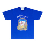 Casablanca T Shirts Fashion Print Street
