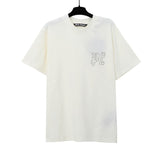 wholesale pa angel coconut tree flame letter logo graffiti paint short-sleeved t-shirt